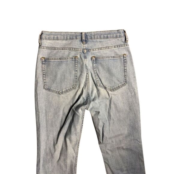 Everlane Women's Bootcut Jeans Light Wash Blue Size 27 Frayed Hem - Picture 6 of 8